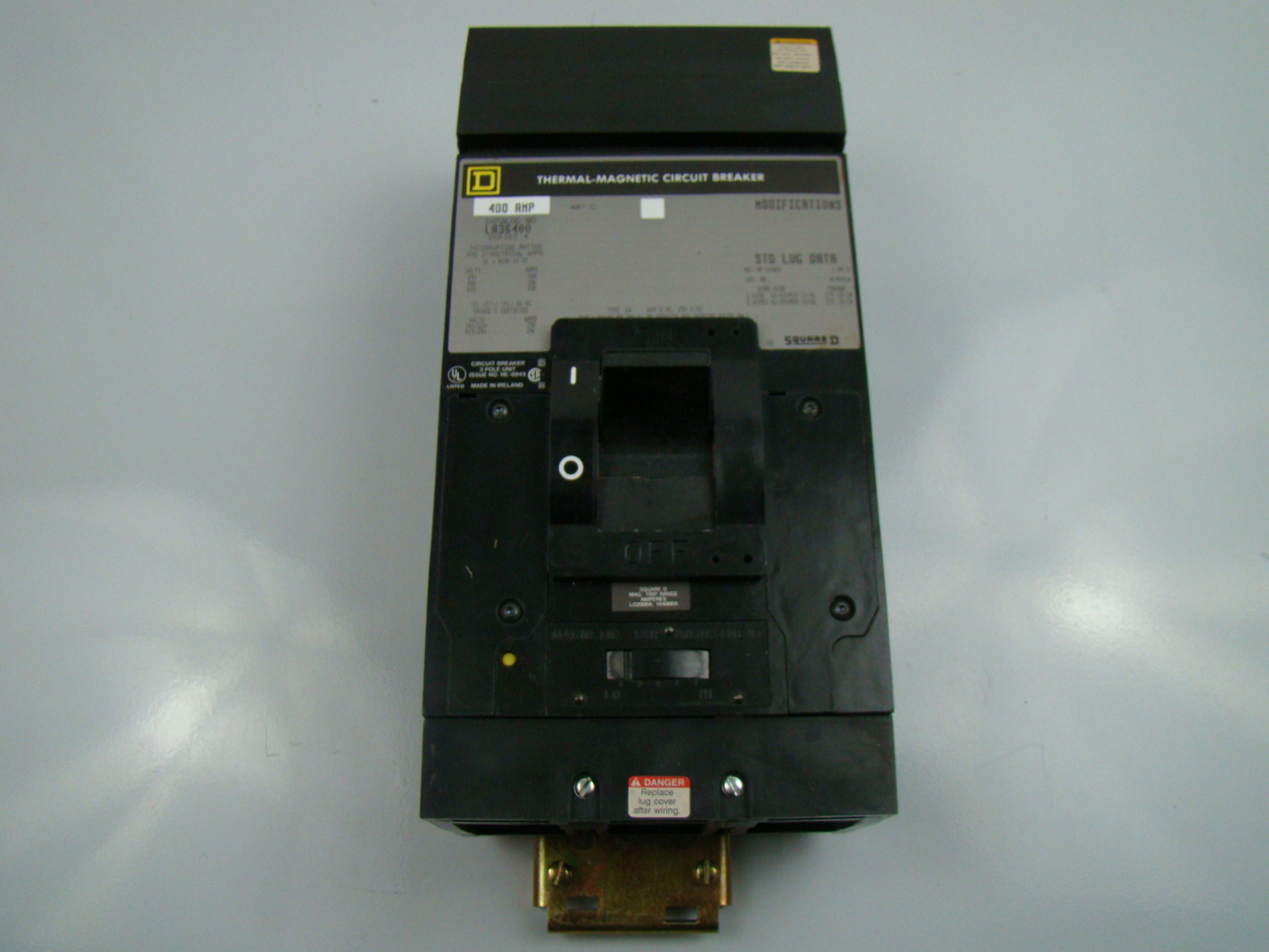 Square D Circuit Breaker 600V 400AMP LA36400 | eBay