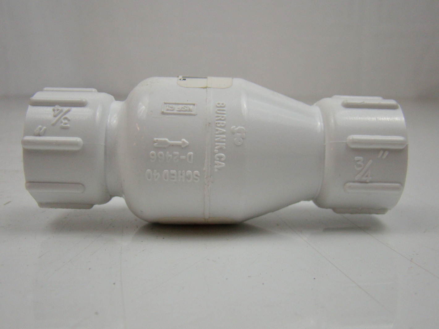 PVC CHECK VALVE 3/4" 100107 eBay