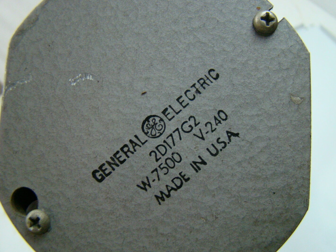 General Electric 240V 7,500 Watts Immersion Heater 2D177G2