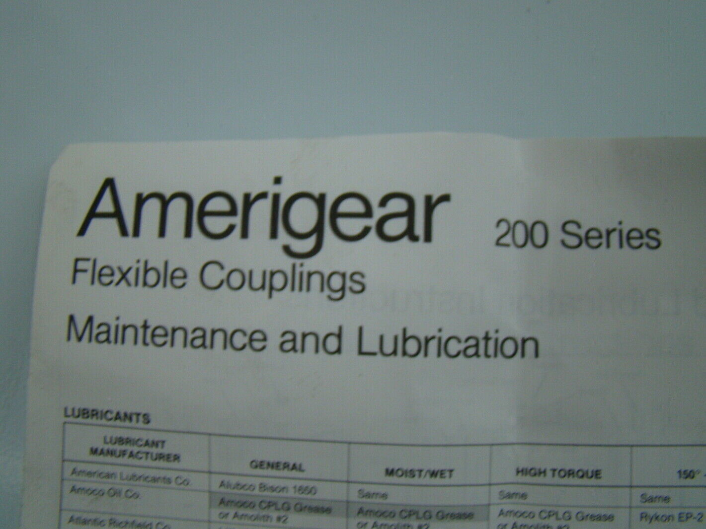 Amerigear 200 Series Flexible Coupling