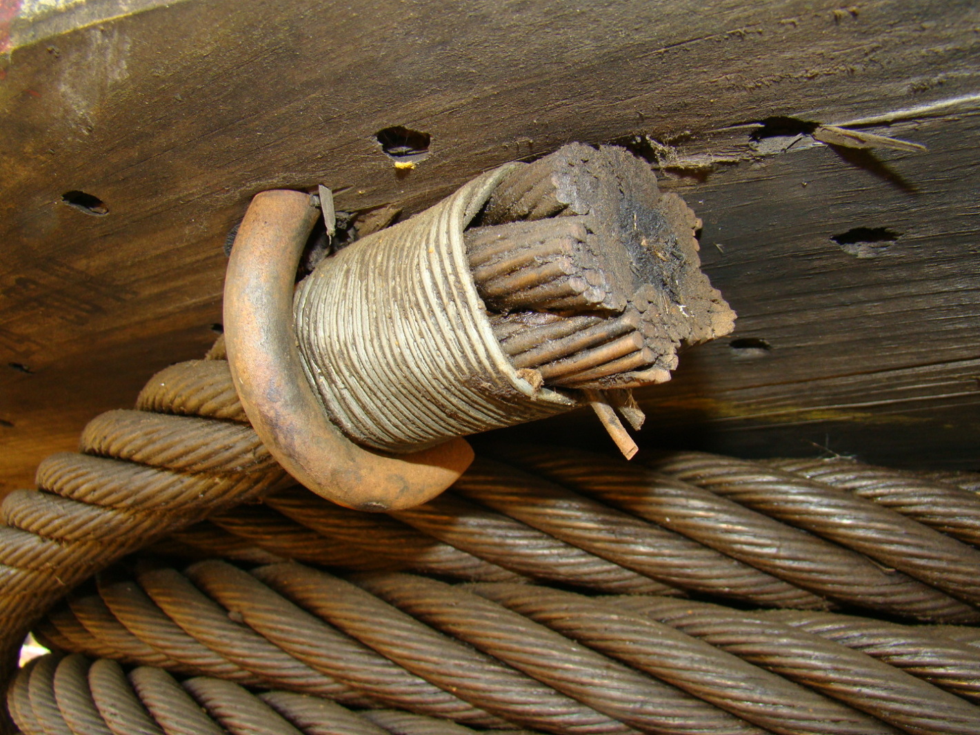 1 1/2" Cable Wire rope 6 x 19 Fiber Core 600+ FT eBay