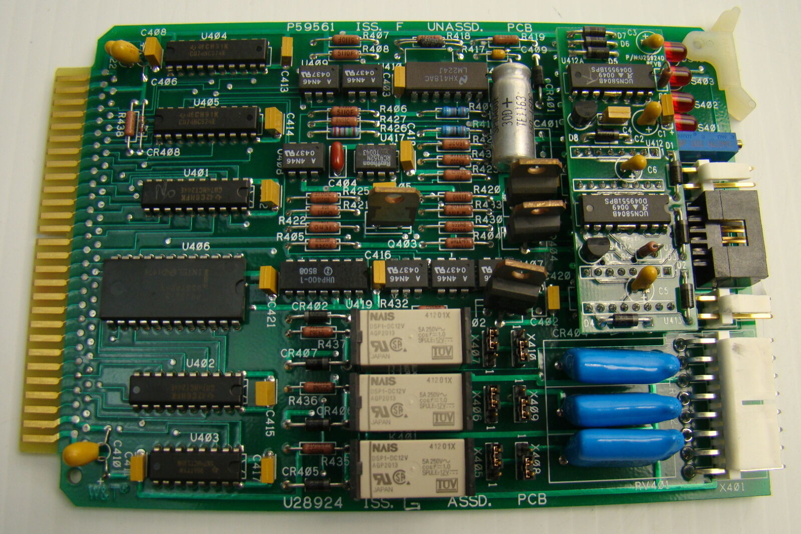 Control Circuit Board P59561 ISS. F UNASSD. PCB PPI-3982c ... ge electric motor wiring schematics 
