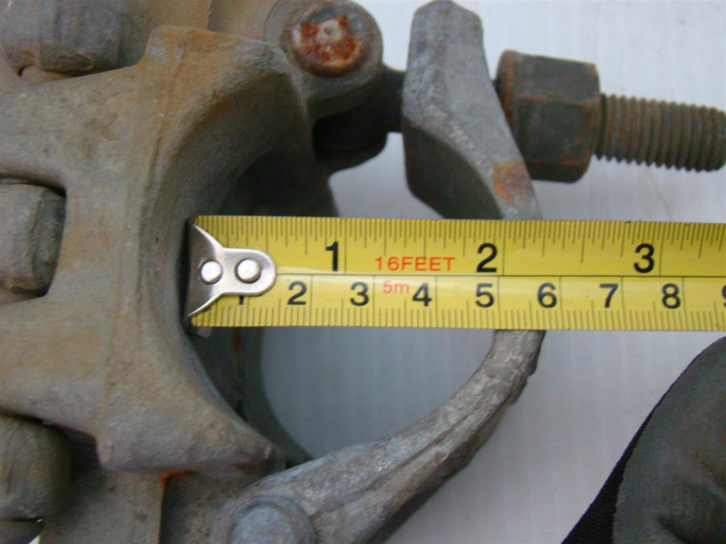 Polites Rigid Scaffold Clamp Right Angle Coupler 2" X 2" Heavy