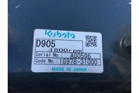 Kubota D905 Diesel Engine 3-Cyl 1G97831000 Complete w/ Starter, Alternator 12v