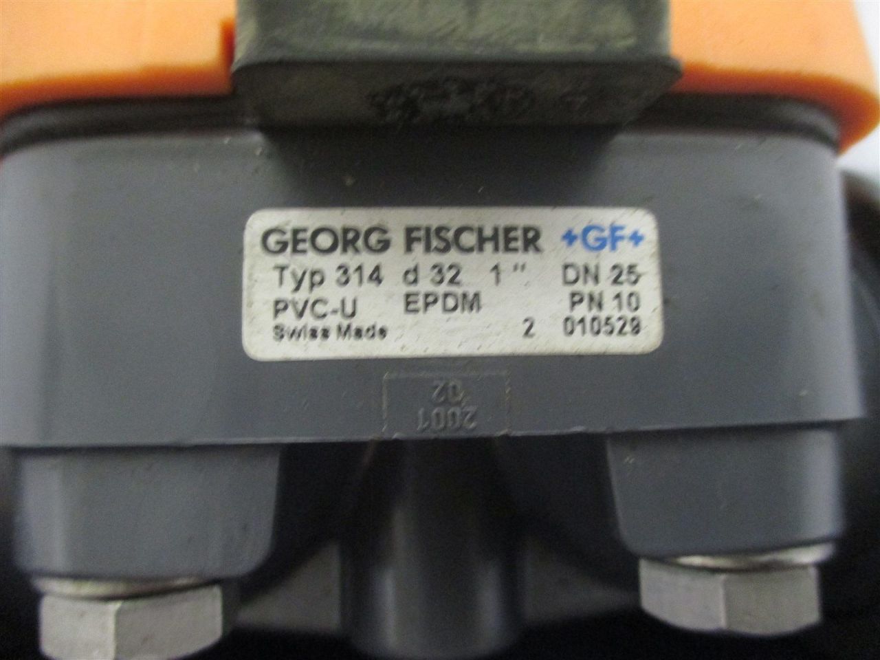 GF Georg Fischer 314 d 32 1" Manual Diaphragm Valve | Process