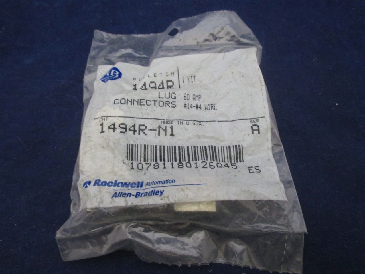 AllenBradley 1494RN1 Lug Connectors Process Industrial Surplus