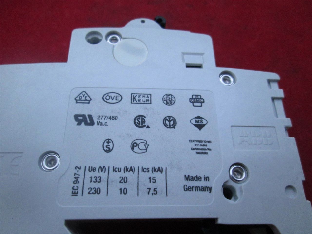 ABB S201-C10 Circuit Breaker | Process Industrial Surplus