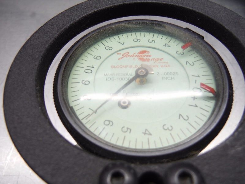 Johnson Gage Roll Comparator For Measuring Pitch Diameter Size CHF