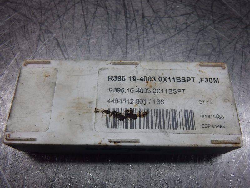 2 PCS SECO CARBIDE THREADING INSERT R396.19-4003.0X14NPT F30M