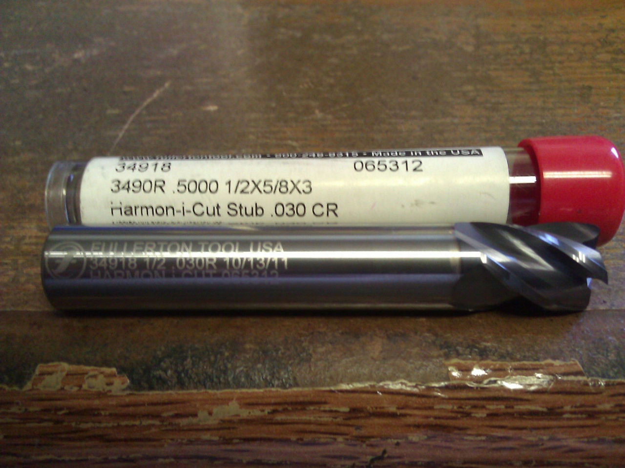 thumbnail image 2 of HTC 1/4" 4FL Double End Stub Carbide End Mill AlTiN Coated 200-4250 2 of 5
