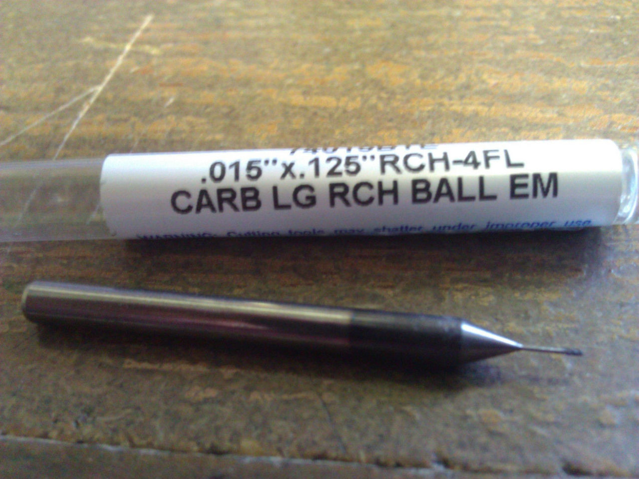 thumbnail image 2 of Kyocera Tycom 5-Pack 1.00mm (.0394") 2-Flute Extended Reach Carbide Ball End Mills – 1645-0394.634A1 2 of 4