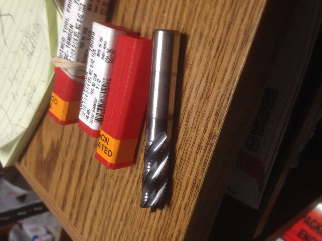 YG-1 07391CH HSSCo8 End Mill, 4 Flute, Regular Length, Center Cutting