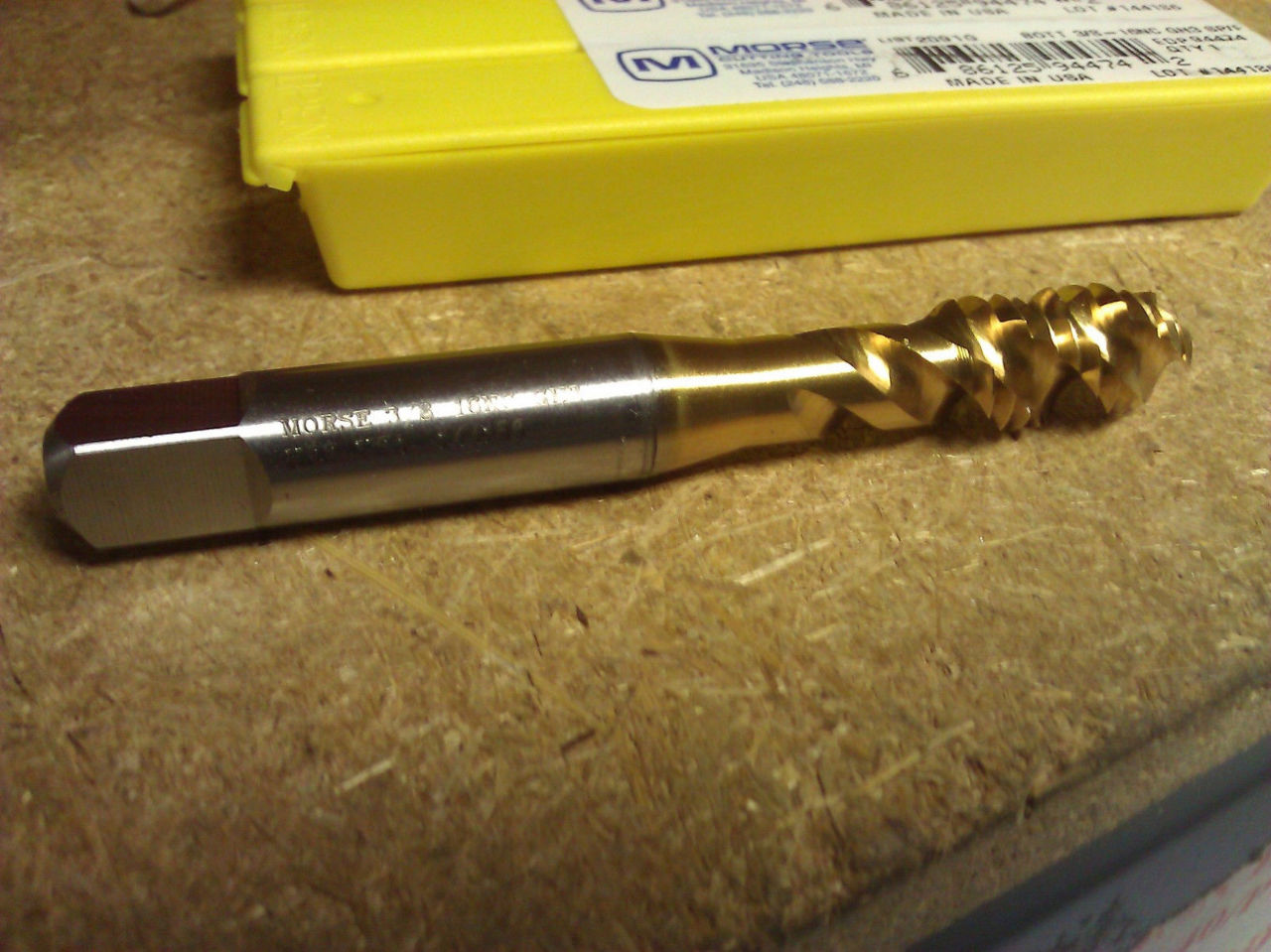 thumbnail image 2 of Spiral Flute Bottom Taps North Bay Cutting Tools 2 of 14