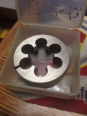 OSG 1/2-13 X 1-1/2" OD HSS Round Adjustable Die – Made In Japan (MPN 2707200)