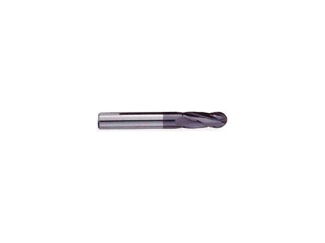 19/64" 4 FL SINGLE END TiAlN CARBIDE BALL END MILL 19/64" x 5/16" x 2-1/2" x7/8"