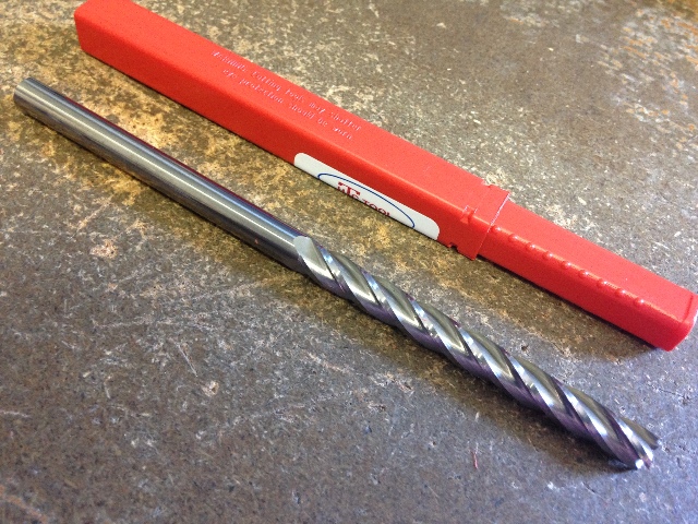 .3125" 5/16" 4 FLUTE EXTRA LONG LENGTH CARBIDE END MILL 5/16" x 5/16" x 3" x 6"