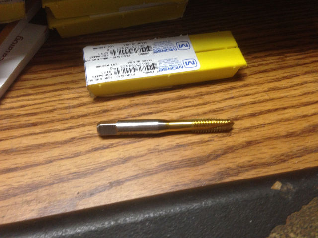 OSG 5/16-18 GH3 3-Flute Spiral Point Plug Tap - Black Oxide - Made In Mexico - 1231001