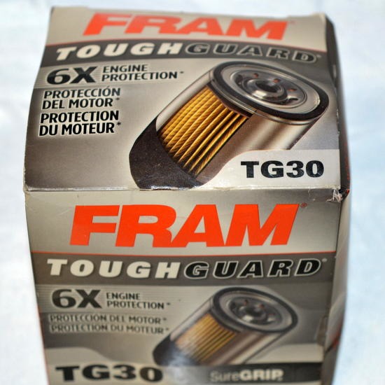 Fram Tough Guard 6X Engine Protection SureGrip Oil Filter TG30
