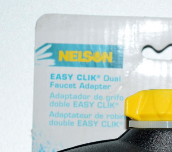 Easy Click Dual Faucet Adapter By Nelson Controls Two Outlets
