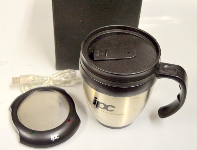 USB Coffee Mug and Warmer plug into your computers USB! Surplus Trading Corporation