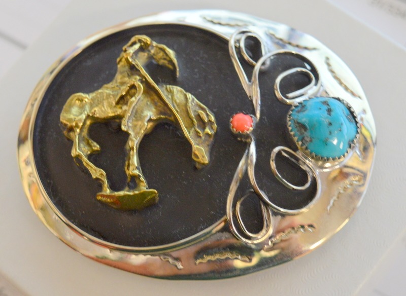 german silver belt buckle