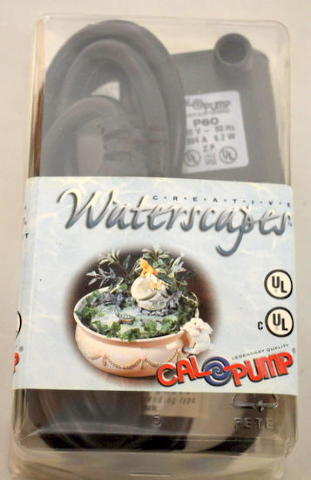 Cal Pump Submersible water pump, .08 amps, 6 watt, max flow 75, max height 1.5'