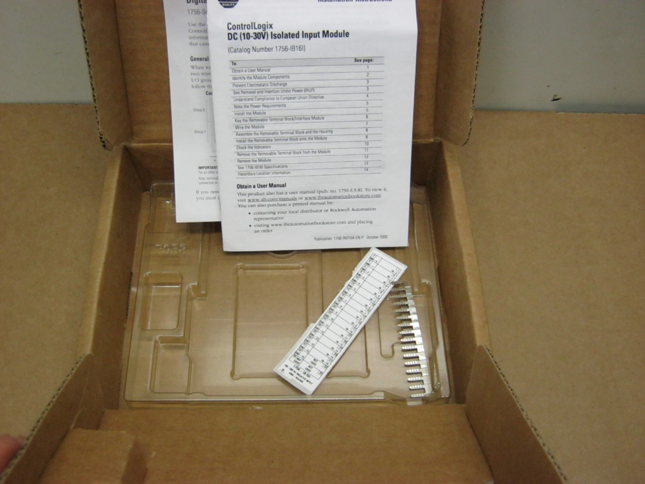 Allen Bradley Control Logix 1756-IB16I/A DC Isolated Input 16PT | Daves