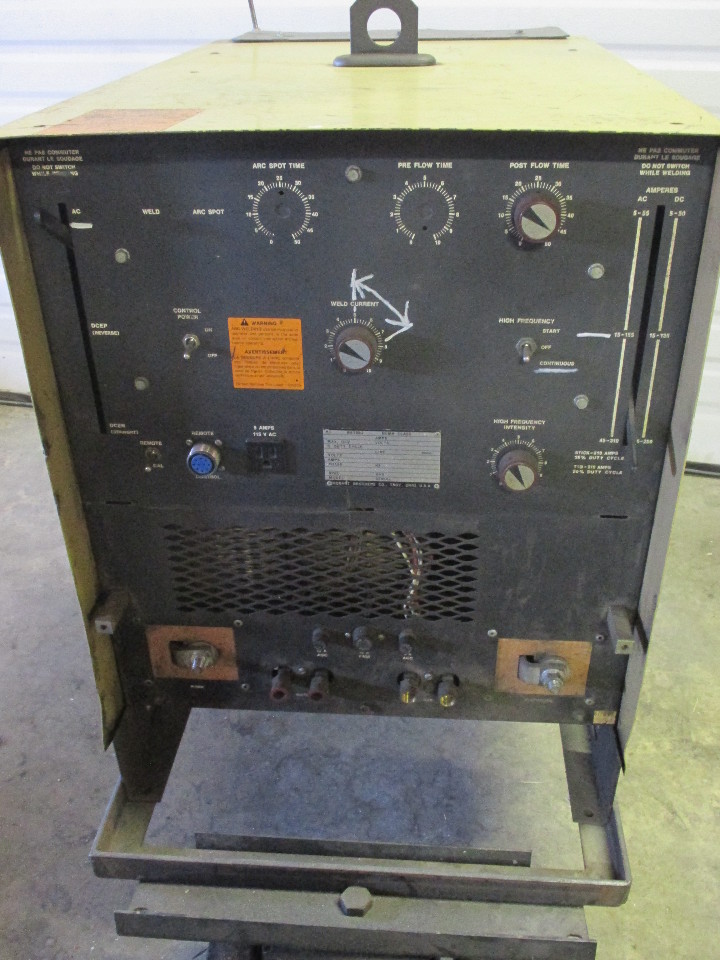 Hobart TR250HF Arc Stick Tig Welder AC/DC on cart Daves Industrial