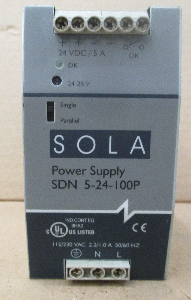sola-electric-sdn-5-24-100p-power-supply-daves-industrial-surplus-llc