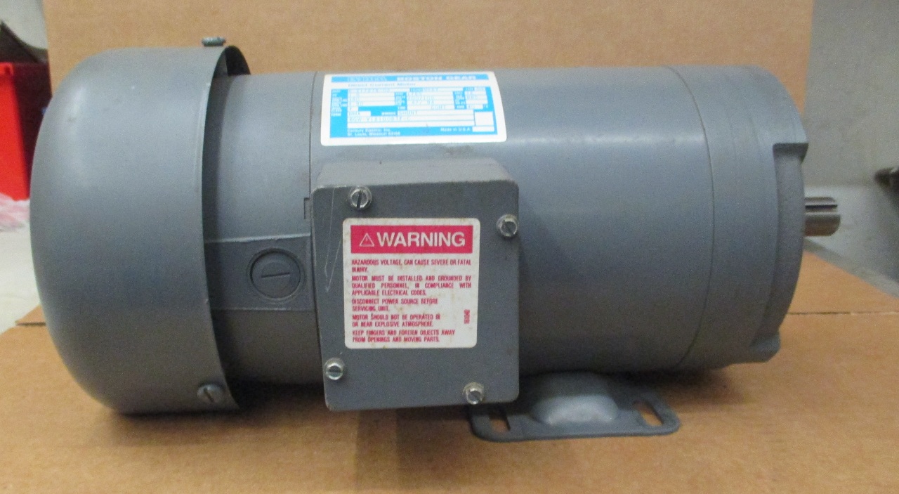 Boston Gear DC Motor 1 HP RPM 1750 Daves Industrial Surplus LLC