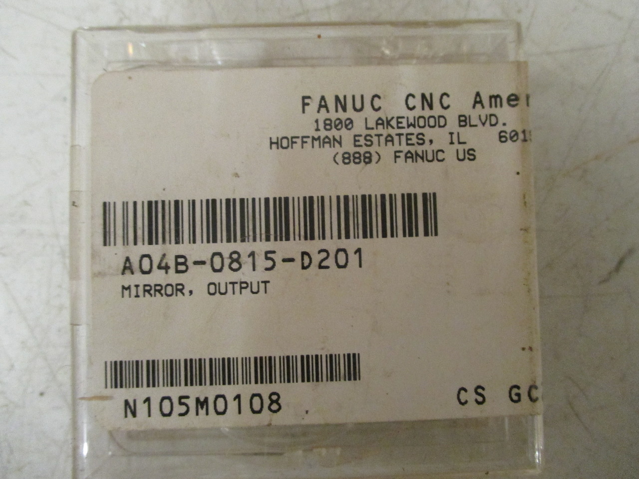 Fanuc A04B0815D201 Output mirror Daves Industrial Surplus LLC