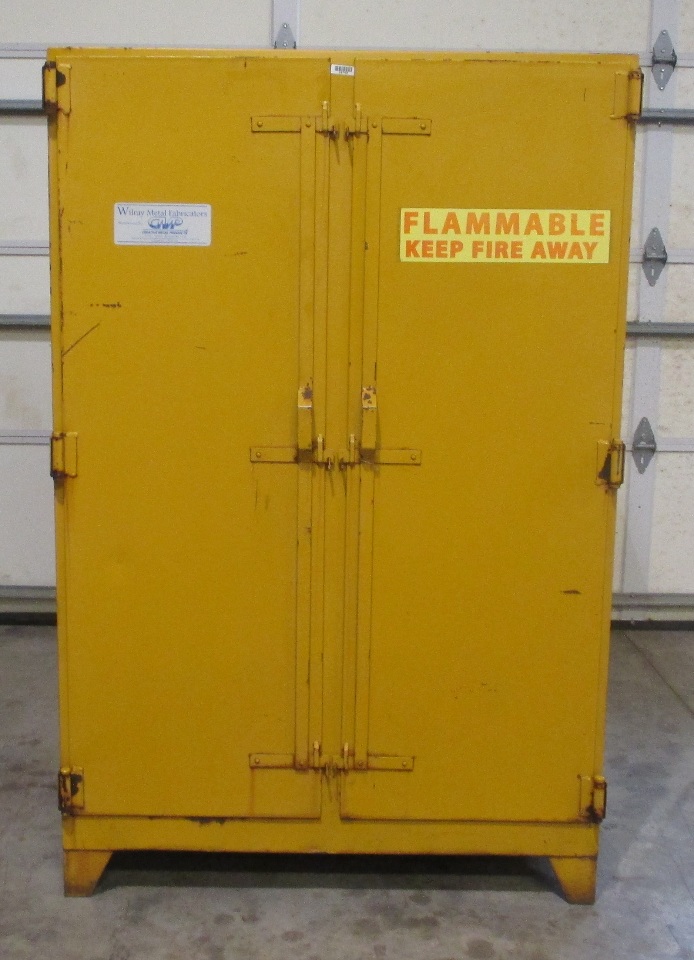 Wilray 90 Gal. Flammable Storage Model 15056 S.M. 3 Shelves
