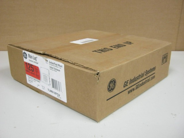 GE TLM612FCU 125 Amp Main Lug Load Center 120/240 VAC 1 Phase 3 Wire Model 1