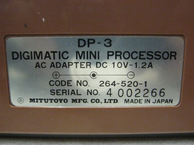mitutoyo digimatic manual Manuals, tables & schematics.