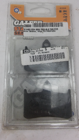 Galfer FD148G1054 Semi-Metallic/Organic Brake Pad