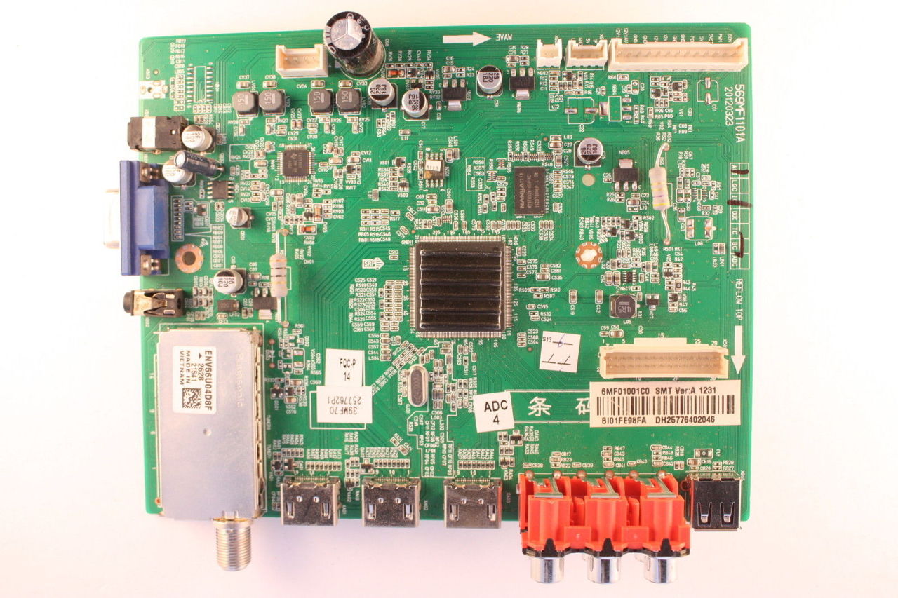 Insignia 39" NS-39L240A13 6MF01001C0 LCD Main Video Board Unit Motherboard