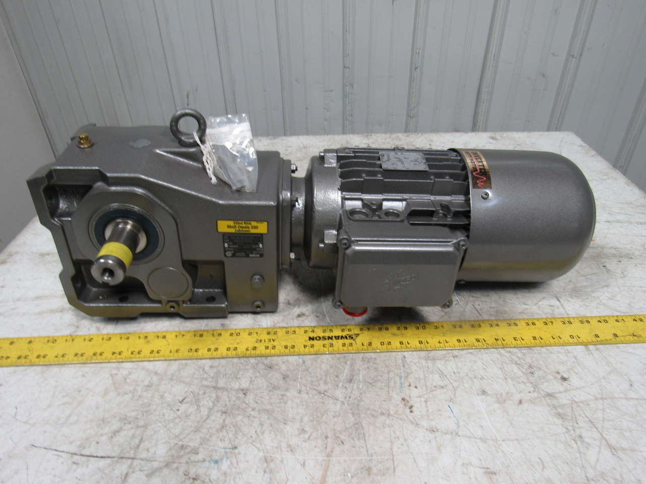 Nord Unicase 5HP 29.201 Ratio Right Angle Helical Bevel Gearbox W