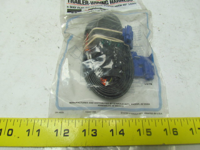 uhaul 13488 4 way flat trailer wiring harness w 60\