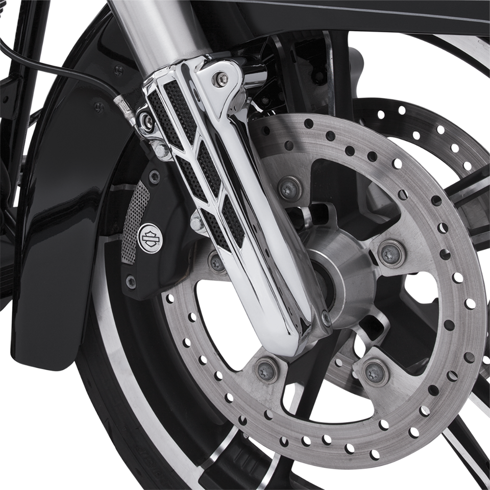 Ciro Chrome Lower Fork Leg Covers 1419 Harley Touring Bagger FLHR