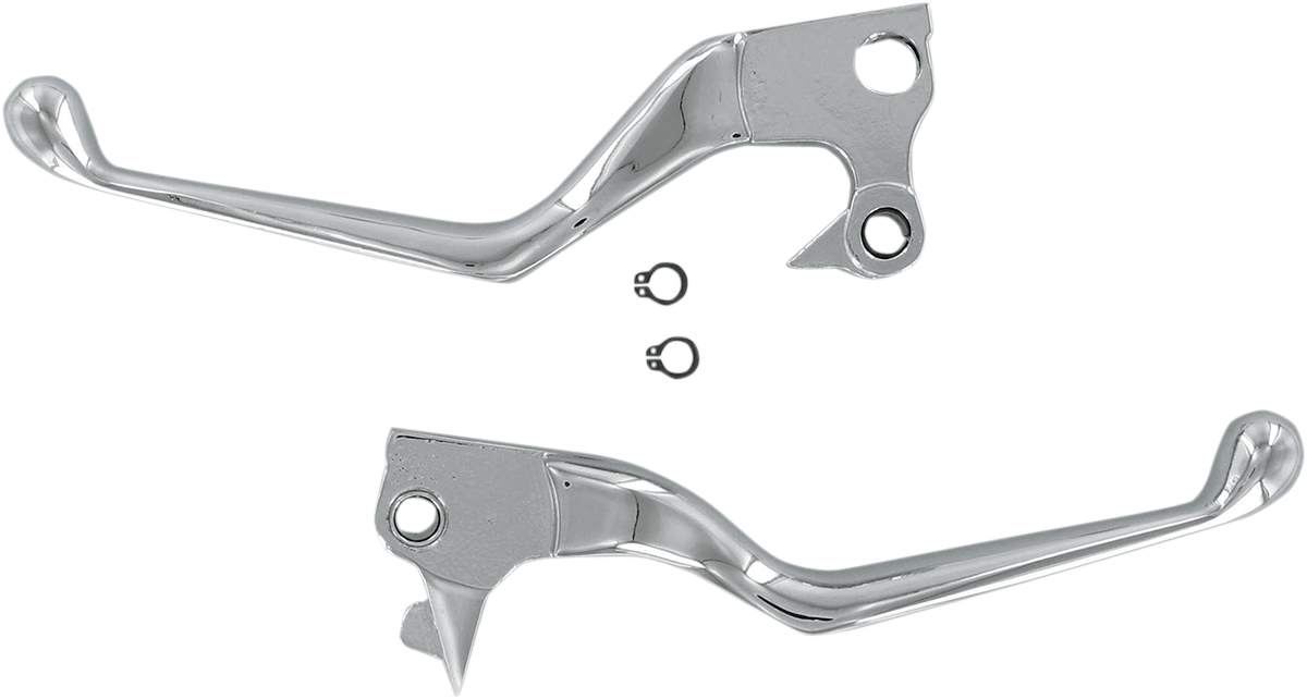 Drag Specialties Chrome Handlebar Lever Set 0413 Harley Davidson