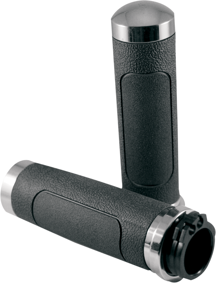 Avon Black VCruiser Textured Handlebar Hand Grips 8019 Harley Dyna