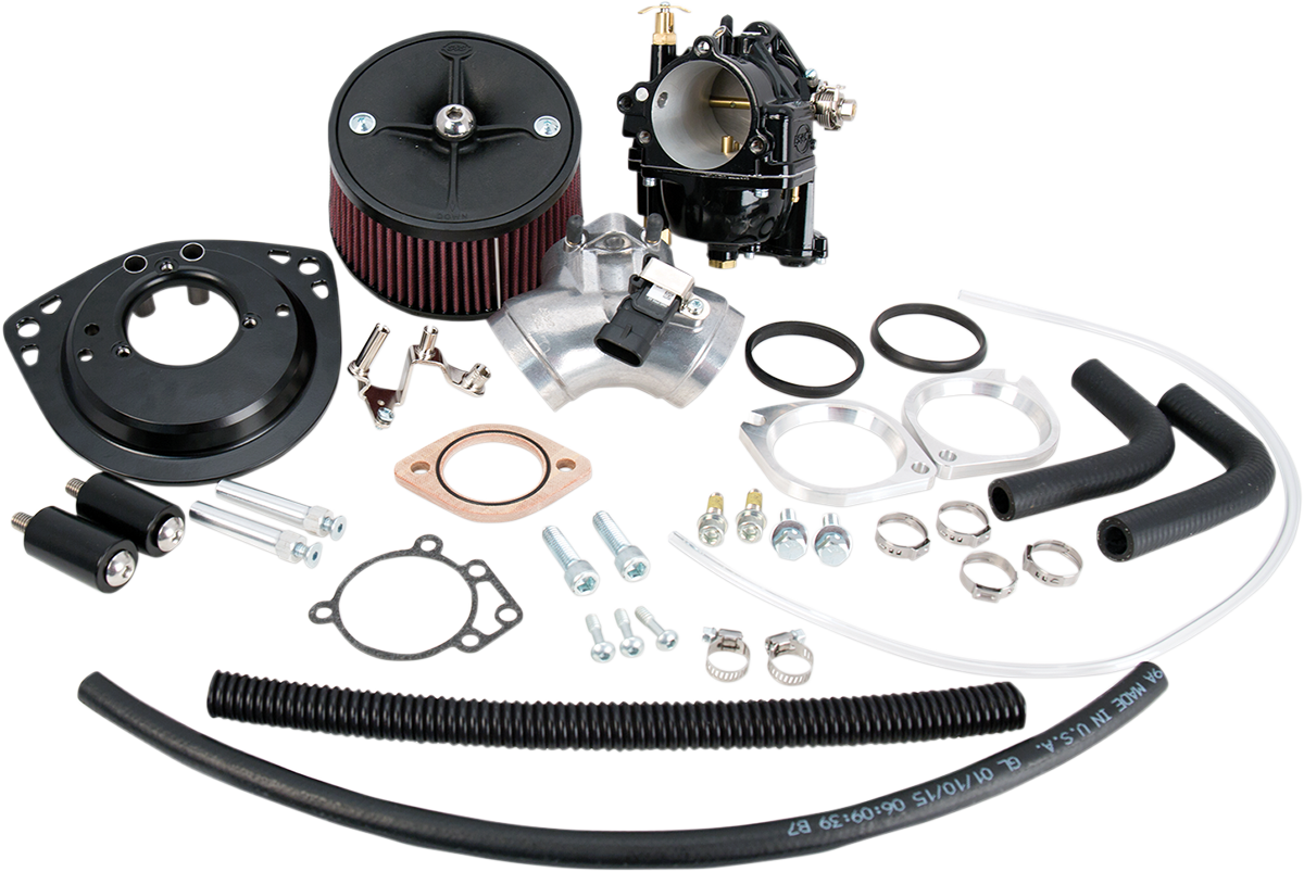S&S Black Motorcycle Performance Super G Carburetor Carb Kit Harley