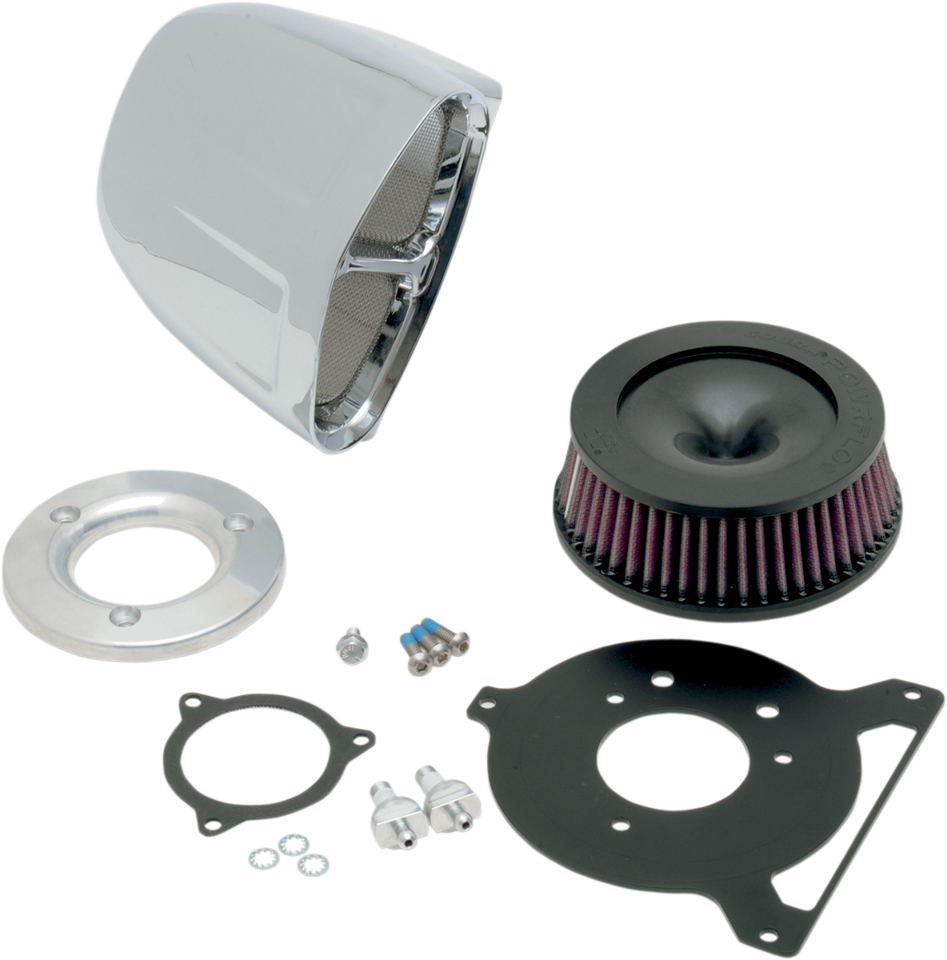 Cobra Chrome Powerflo Air Cleaner Kit 0816 Harley Softail Touring FXSB FLSTF JT's CYCLES