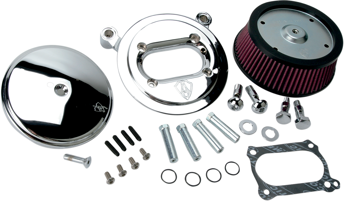Arlen Ness Chrome Big Sucker Stage 1 Air Filter kit 9901 Harley