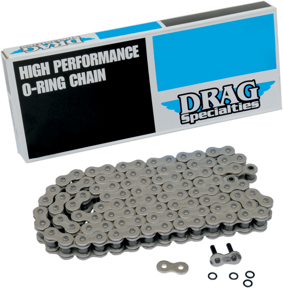 Drag Specialties 530 X 120 Chrome O Ring Drive MOTORCYCLE Chain for