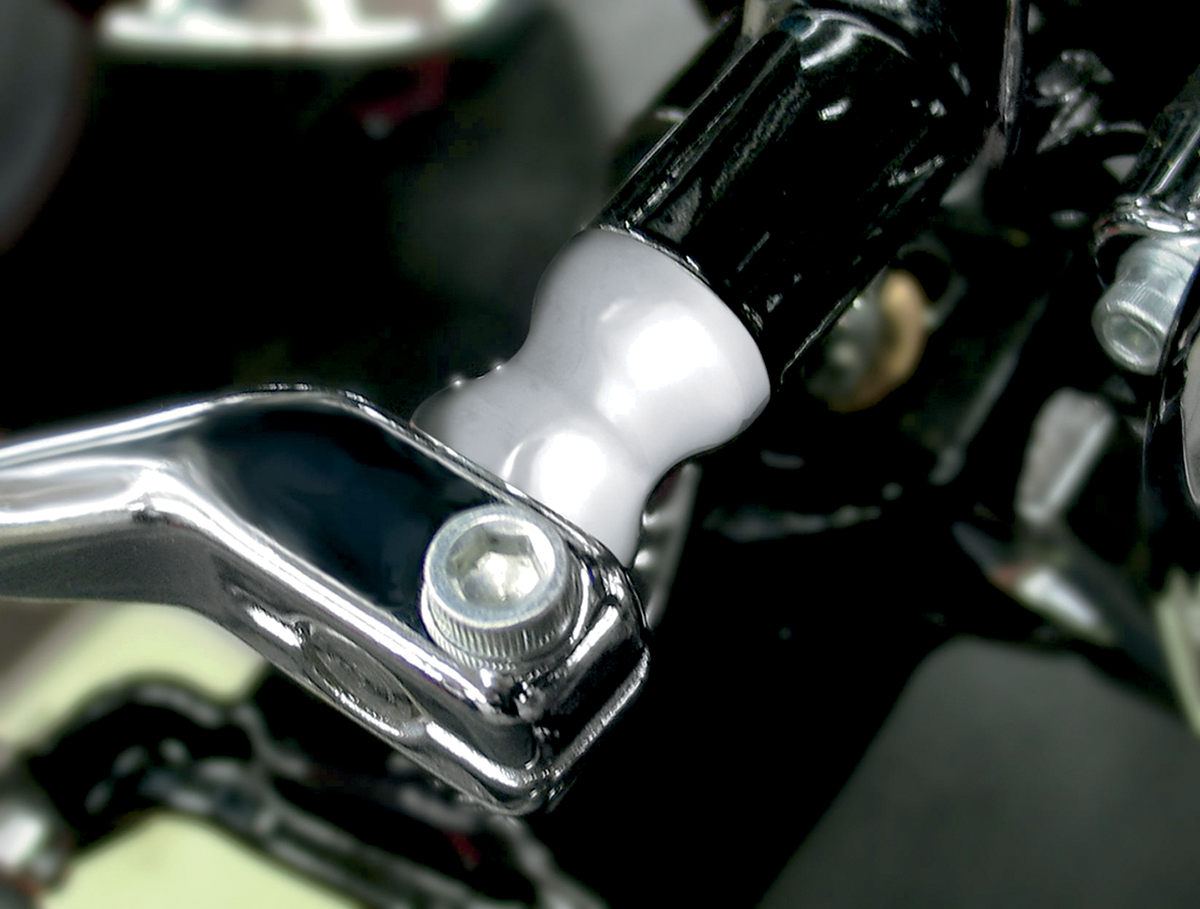 Pingel Polished Heel Shift Eliminator for 8417 Harley Softail Fatboy