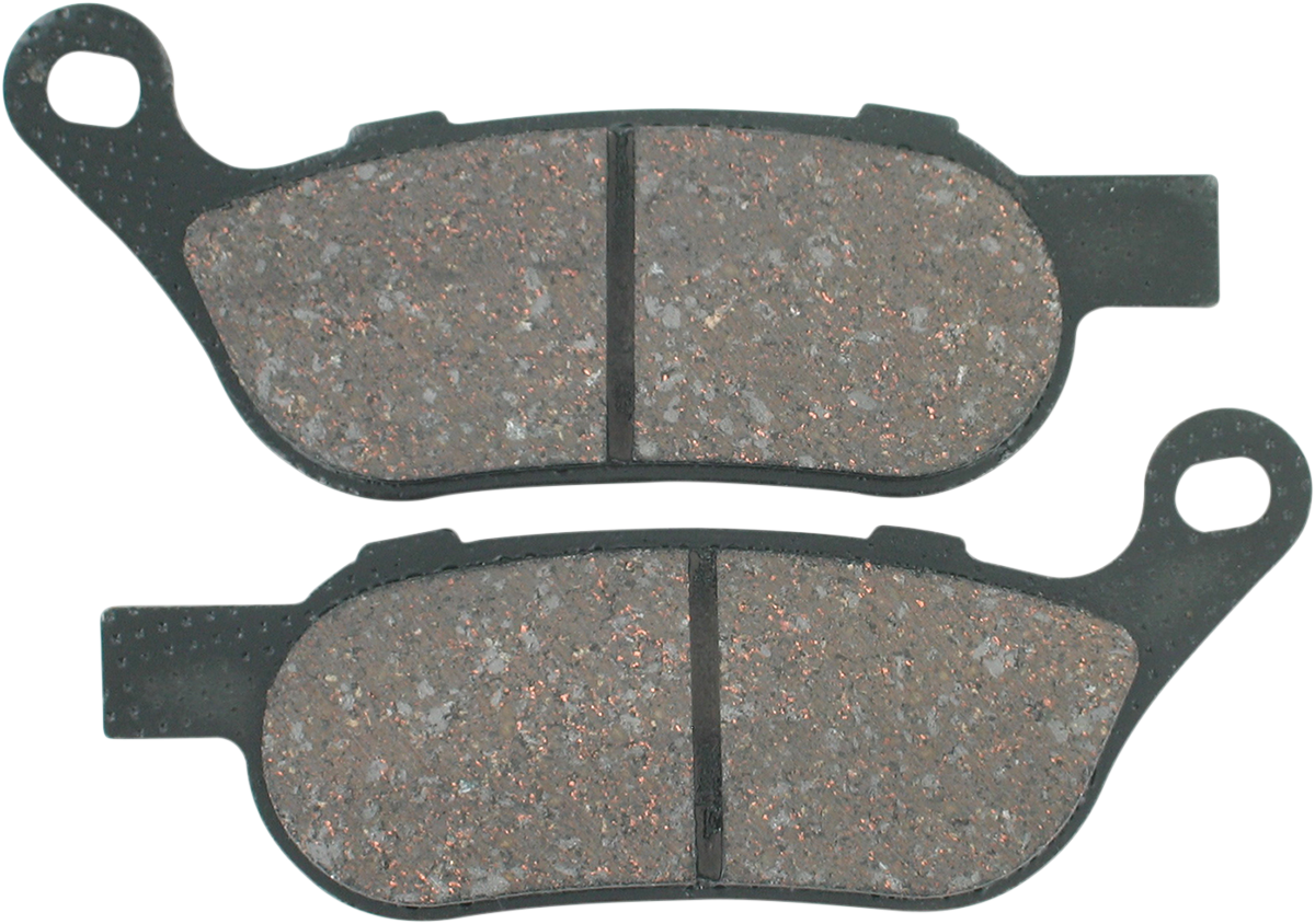 Drag Specialties Organic Rear Brake Pads 0817 Harley Dyna Softail FXD