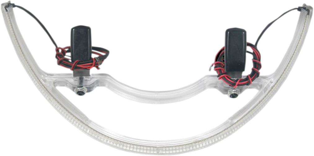 Custom Dynamics Rear Red LED Clear Lens Turn Signal 0517 Victory