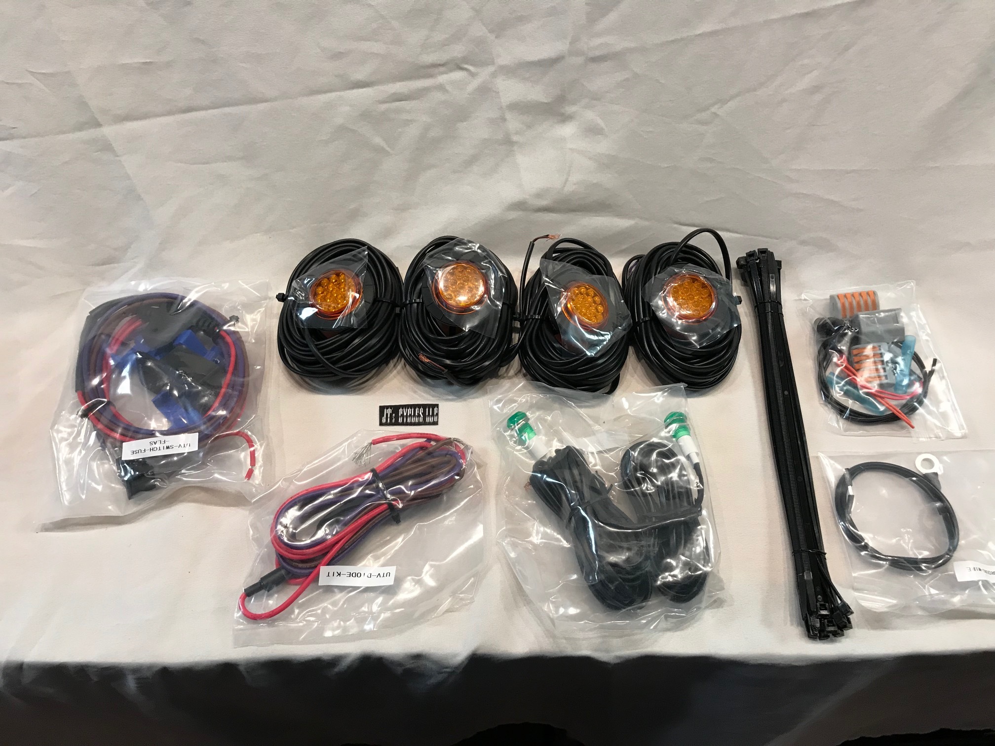 Custom Dynamics Front Rear Amber LED Universal Atv Utv Off road Turn