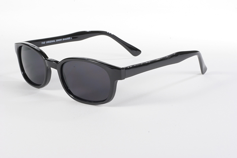 KD's Original 1 Pair Biker Motorcycle Dark Grey Old School Biker Sunglasses 2120 JT's CYCLES